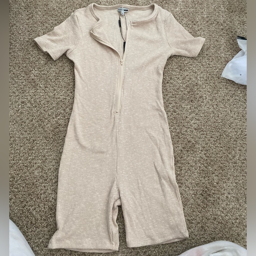 Cream one piece